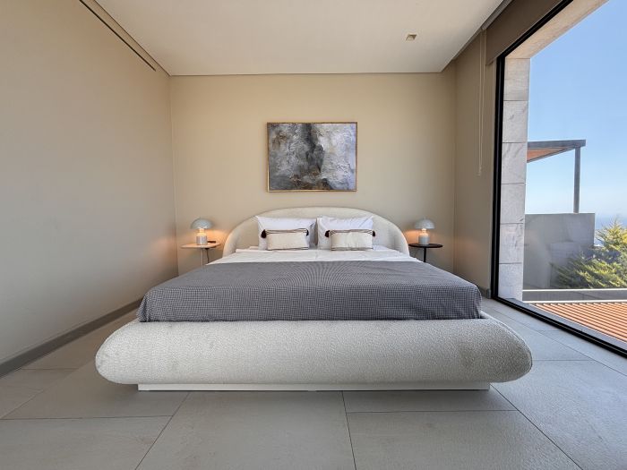 Yalıkavak Villa with Pool, Garden & Sea View