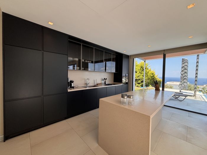 Yalıkavak Villa with Pool, Garden & Sea View