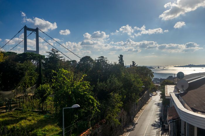 Panoramic Bosphorus View Terrace Flat
